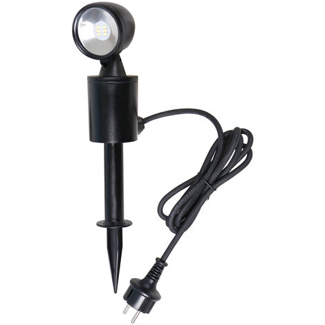 3 Watt Outdoor LED-Scheinwerfer mit Erdspiess / Gartenscheinwerfer