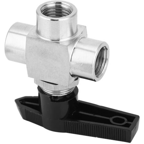 3-Wege-Kugelhahn, Innengewinde, BSPP-Edelstahl zur Wasserdurchflussregelung, 3/8 Zoll BSPP