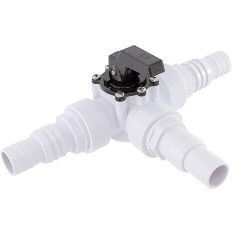 3-Wege-Wasserumleitungsventil, universeller kombinierter Schlauchadapter mit 1,25" oder 1,5" Innengewinde.