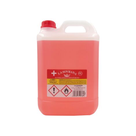 3 x ALCOOL DENATURATO 99,9 CERTIFICATO 5 L LA SOVRANA