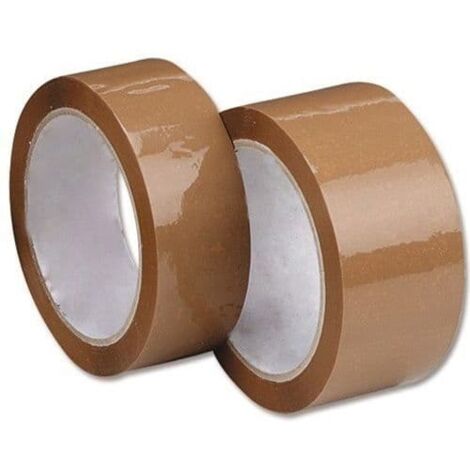 3 x Brown Packaging Tape 50mm x 66m