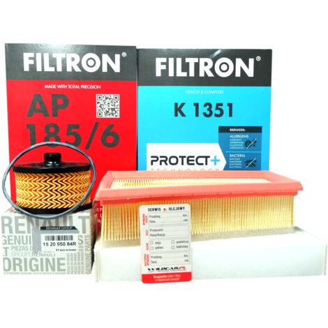 3 x Filter Renault Scenic 3 III 12- 1.2 TCe