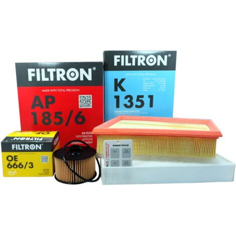 3 x Filtron Filtron Renault Scenic 3 III 12- 1,2 TCe