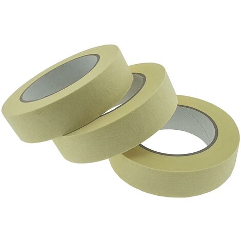 3 x Flachkreppband 29mm x 50m Malerkrepp