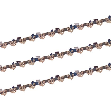 3 x gardexx chaîne de scie pour Stihl ms 441 ,461, 80cm - 3/8 - 1,6mm - 105 tg