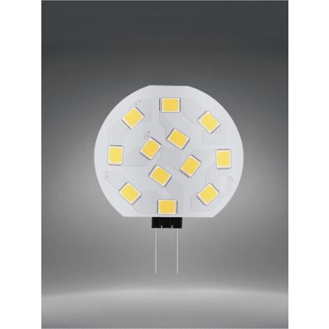 3 X Lampadina 12 Led Luce Naturale Lampada Slim Piastra Tonta G4 2 Watt