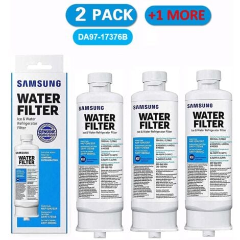 SJQKA 3 x Original Samsung DA97-17376B Fridge Water Filter, Model HAF-QIN/EXP