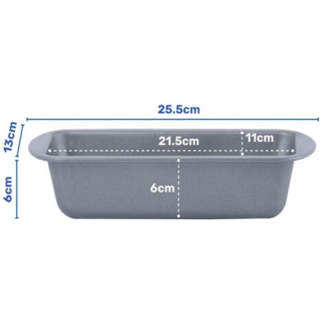 3 x Rectangular 2lb Non-Stick Bread Loaf Tin