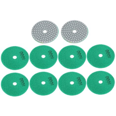 3-Zoll-Diamantschleifscheiben für Marmor und Beton – 10er-Pack (Körnung 1000)