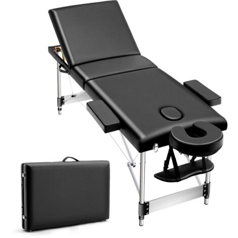 3 Zonen Alu Frame Massageliege Massagetisch Massagebank Therapieliege klappbar Stühle