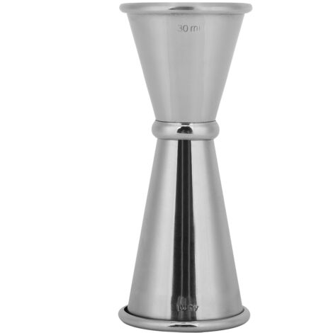 30/45 ml Cocktailshaker aus Edelstahl mit Doppel-Jigger für Bar-Messungen – Barzubehör