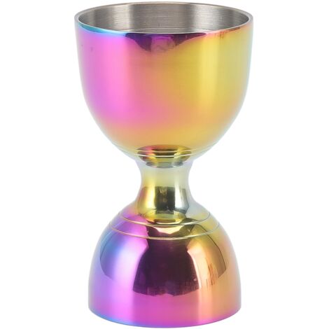 30/60 ml Edelstahl-Jigger – Hochpräziser Shot-Messbecher mit breiter Öffnung für Cocktails – Verschiedene Farben