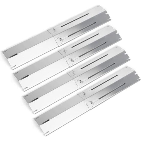 30 à 53cm Plaque de diffuseur Réglable Pièces de Rechange pour Landmann, Taino, Brinkmann, Charbroil, Uniflame, ProfiCook, Outback, Campingaz, Universelle Diffuseur Chaleur, Paquet 4