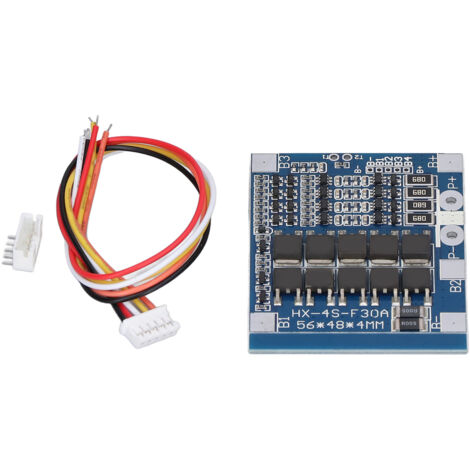 30-A-Schutzplatine für 12,8-V-LiFePO4-Akkus – kompatibel mit 4S 14,8 V