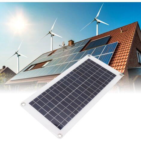 30-A-Solar-Lüfterset mit 10-W-18-V-Polykristallin-Controller, tragbar