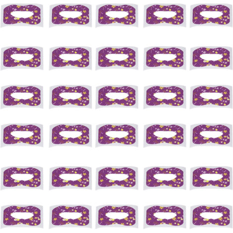 30 bandes buccales anti-ronflement ultra fines, améliorent la respiration nocturne et la qualité du sommeil, couleur violette