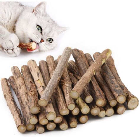 UMNUOU 30 bâtons d'herbe à Chat Naturel Matatabi pour friandises dentaires