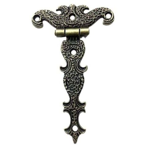 30 bisagras retro decorativas de bronce con tornillos de montaje, ideales para reparar y decorar armarios, muebles y cajas de herramientas.