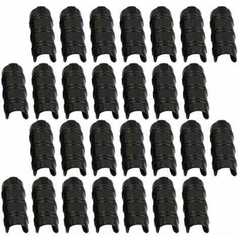 30 clip da 32 mm per serra, morsetti a tubo per fissare coperture, pellicole e piante nelle serre da giardino.