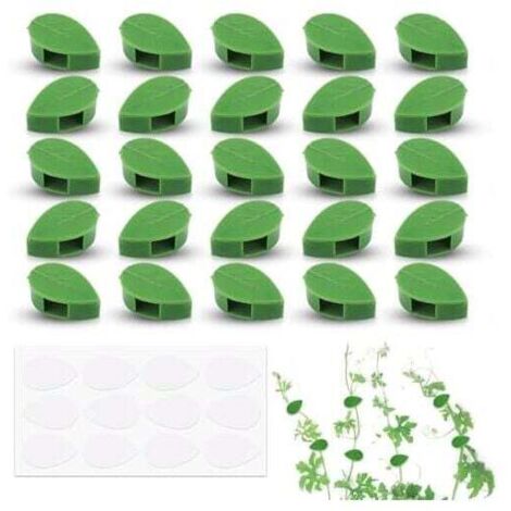 30 clip per piante rampicanti, clip di fissaggio per piante, clip di supporto a parete per piante rampicanti, clip per cavi per uffici, clip di supporto a parete per piante rampicanti