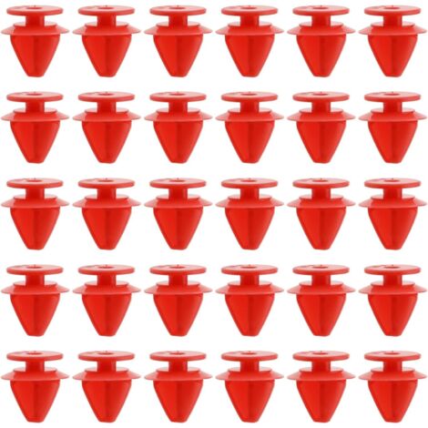 30 clips de moldura y embellecedores de guardabarros traseros 6000626342 6000628195 Clips de fijación para paneles de revestimiento de puertas de coche