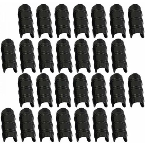 30 clips de serre de 32 mm, colliers de serrage pour fixer les couvertures de serre de jardin, les films, les plantes