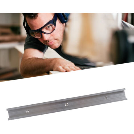 30 cm (11,8 Zoll) T-Dübel aus Aluminiumlegierung mit Führungsschiene für Werkbank und Heimwerker-Holzbearbeitungswerkzeuge
