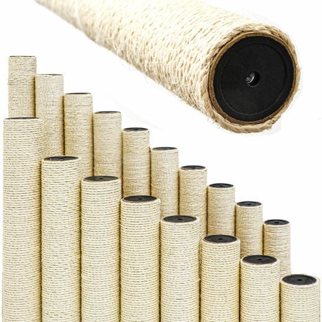 30 cm Cat Scratching Post Replacement M8 - Ø 7.4 cm Sisal Scratch Pole for Cats