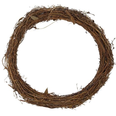 30 cm großer Hängekranz aus Rattan für DIY-Hochzeits-, Party- oder Gartendekoration