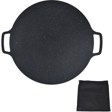 30 cm koreanische Antihaft-Grillpfanne, hitzebeständig, ideal für Schweinefleisch und Pfannkuchen