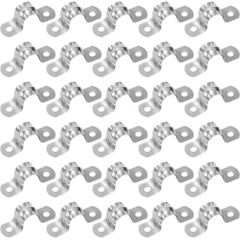 30 Collier De Serrage, Acier Inoxydable 304, Diamètre 16mm, Fixation Tuyau, Usage Industriel