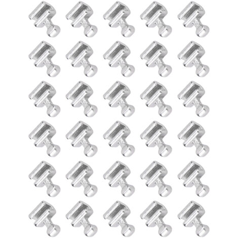 30 crochets orthodontiques en acier inoxydable, pliables et portables pour appareil dentaire (30 unités)