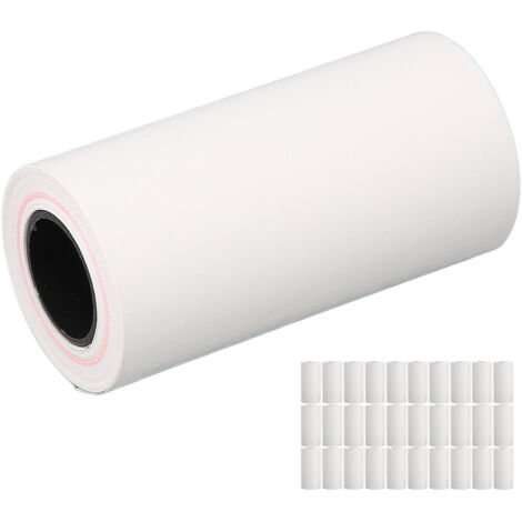 30 étiquettes thermiques 57x30mm pour caisses enregistreuses, papier haute qualité pour impressions durables, reçus et tickets POS