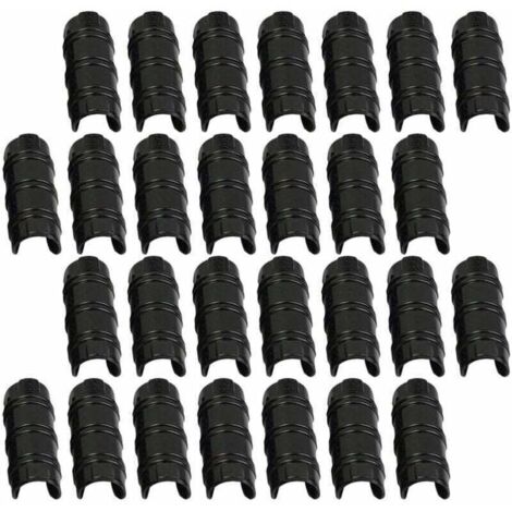 30 fascette stringitubo da 32 mm, fascette stringitubo per il fissaggio di coperture da giardino, serre, pellicole, piante