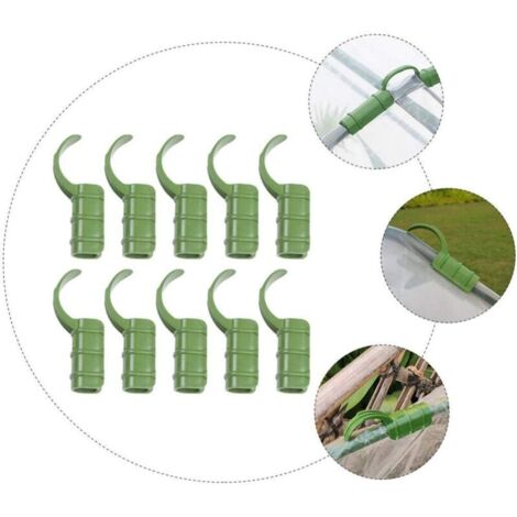 30 Gewächshausclips, einfache Clips für 20-mm-Folie – Für Tunnel, Planen, Schattierungsnetze, schnelle Montage, UV-beständiger Kunststoff, sicherer Halt von Schutzhüllen