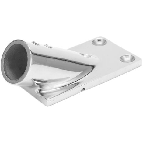 30°-Handlaufhalterung aus Edelstahl für Boote, Deckzubehör für Boote, 22 mm rechteckiger Sockel