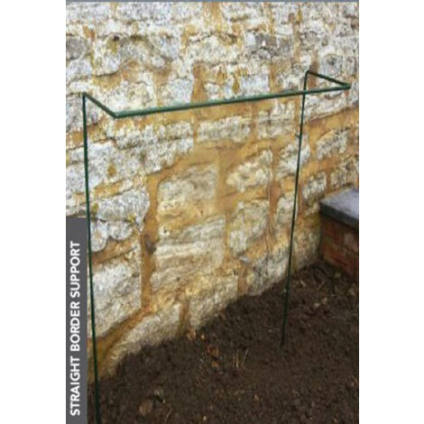30 Inches Straight Border Support (Pack of 4) - Steel - L20.3 x W76.2 x H86.4 cm - Green
