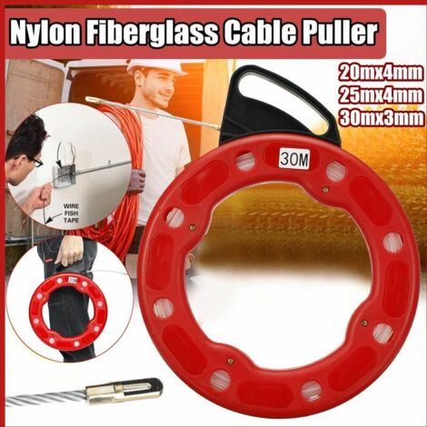 30 m 3 mm Glasfaser-Kabelzieher/Abisolierer für Elektriker