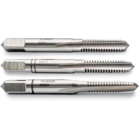 30 machos de roscar manuales M 5 x 0,8 mm