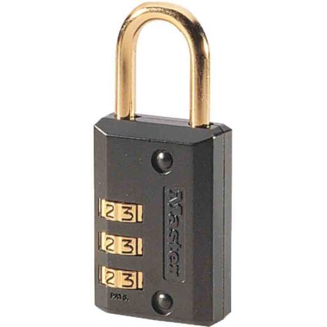30 mm Stahl-Kombinationsvorhängeschloss Master Lock