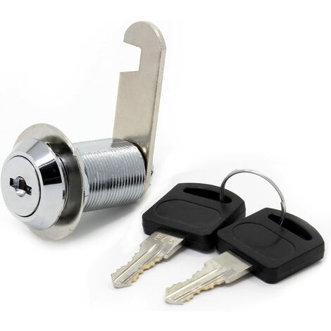 30 mm Stainless Steel Mailbox Security Lock With Assorted Keys, 30mm Drawer Lock