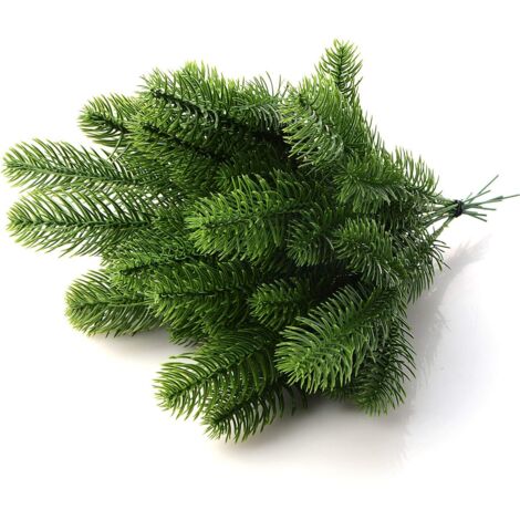 30 Pcs Artificial Fir Branches - DIY Garland - Christmas or Garden Decoration