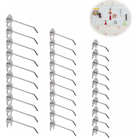 vidaXL Panneaux perforés muraux 3 pcs 40x58 cm Acier