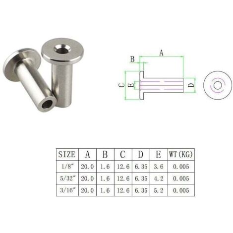 30 Pcs Manchons de Protection en Acier Inoxydable pour Garde-corps de Câble 3/16 Pouce Poteaux en Bois, Balustrade de Bricolage