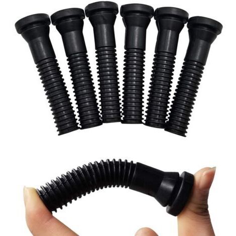 30 pcs poulet Plumeuse Volaille Doigt Plumeuse Volaille Plumer Les Doigts Bâton d'enlèvement De Plumes de Cheveux de Remplacement ( Noir )