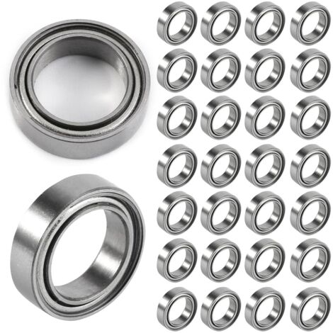 30 pezzi 6700ZZ cuscinetti a sfere 10x15x4mm cuscinetti a sfere in miniatura a sezione sottile con doppia schermatura, cuscinetti a sfere a parete sottile