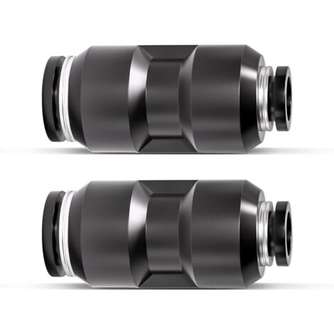 30 pezzi da 6 mm a 8 mm, giunto pneumatico a sgancio rapido, riduttore nero