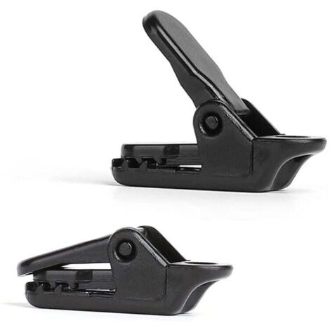 30 pezzi di clip per tende, clip per teloni, piccole clip di supporto per teloni, clip antivento per tenda da campeggio, clip a coccodrillo in plastica per uso esterno