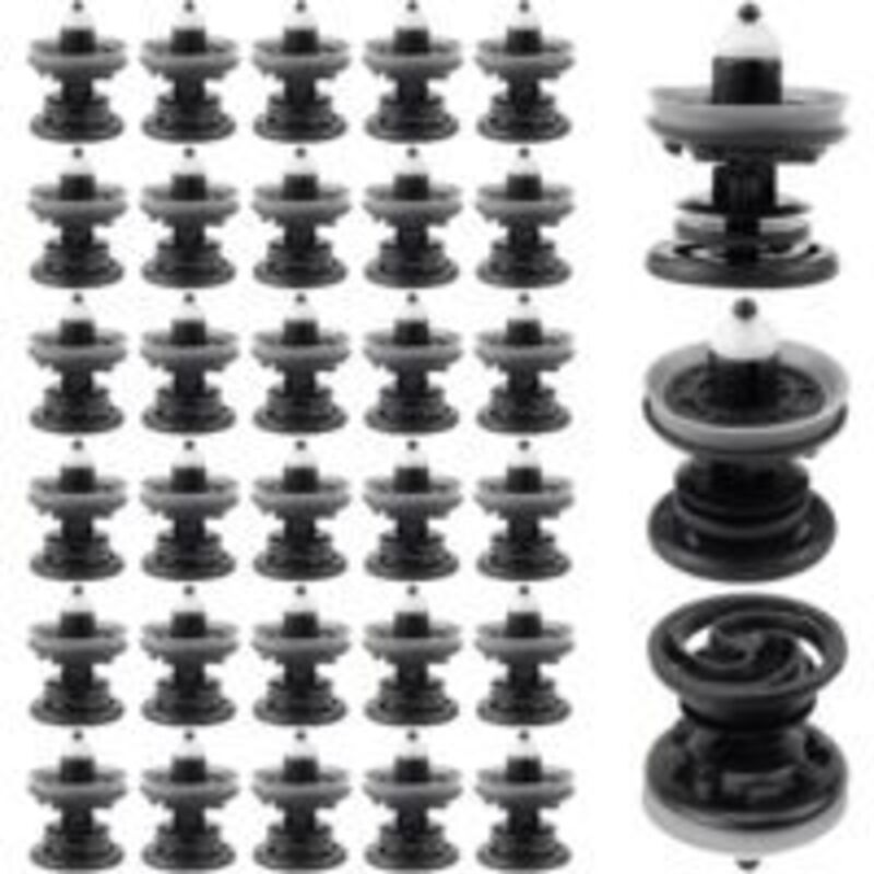 30 Pieces 7l6868243 Plastic Car Trim Clips for Interior Door Panels Compatible with VW Golf 5 6 7 T4 T5 Passat Polo Skoda Caddy Audi A4 A5 A6