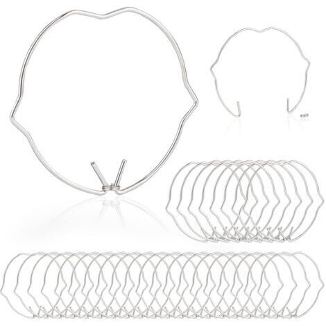 30 Pièces Anneaux de fixation de Lampe pour Spot MR16 GU10 Led de 50 mm, MR16 GU10 Pince de fermeture, Anneaux de fixation de lampe